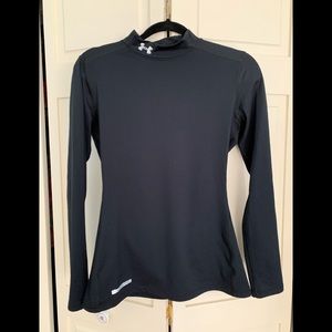 Under Armour Med Cold Gear Mock Fitted Long Sleeve